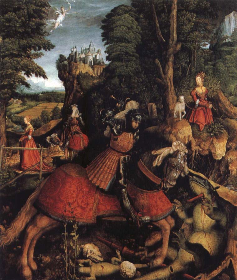 St George and the dragon